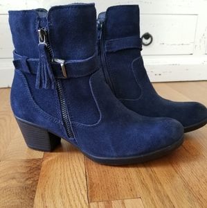 Earth Origins Tori Navy Tassel Boots